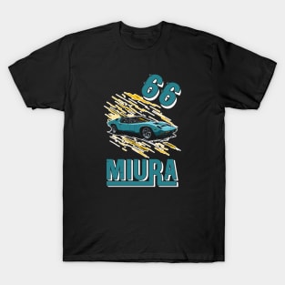 66 Miura - Sports Car T-Shirt